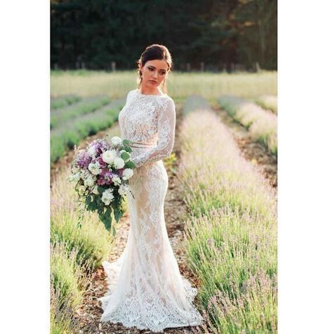 full-lace-wedding-dress-with-sleeves-29_13 Full lace wedding dress with sleeves