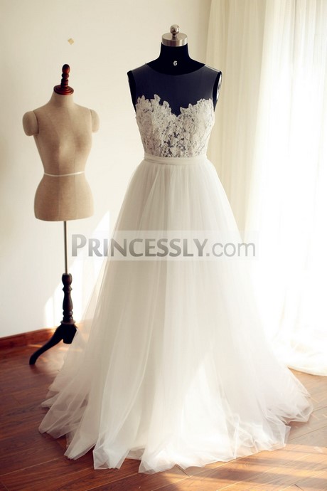 ivory-lace-a-line-wedding-dress-67_4 Ivory lace a line wedding dress