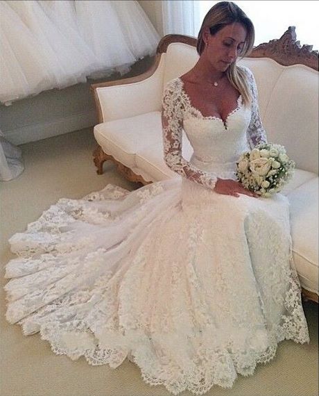 ivory-long-sleeve-lace-wedding-dress-37_8 Ivory long sleeve lace wedding dress