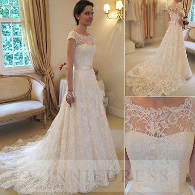 lace-a-line-wedding-dress-17_14 Lace a line wedding dress