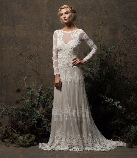 lace-wedding-dress-with-long-sleeves-66_16 Lace wedding dress with long sleeves