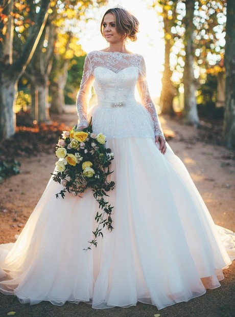 long-sleeve-lace-top-wedding-dress-60_7 Long sleeve lace top wedding dress