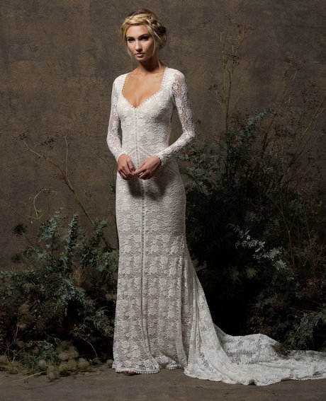 long-sleeve-lace-wedding-dress-white-22_12 Long sleeve lace wedding dress white