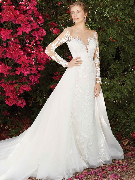 long-sleeve-wedding-lace-dress-82_14 Long sleeve wedding lace dress