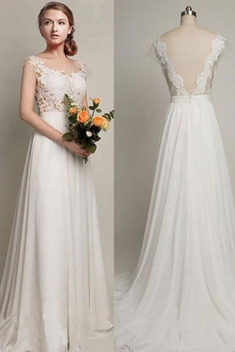 simple-a-line-lace-wedding-dress-55_14 Simple a line lace wedding dress