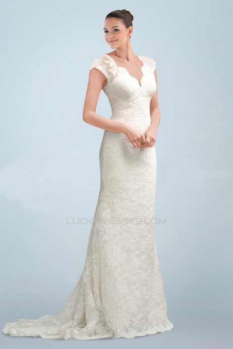 wedding-dress-short-sleeves-lace-79_7 Wedding dress short sleeves lace