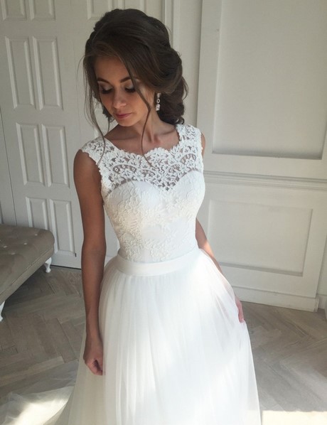 wedding-dress-with-lace-on-top-57 Wedding dress with lace on top