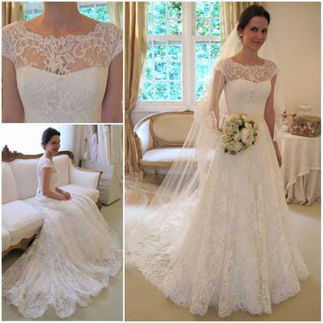 wedding-gowns-with-short-sleeves-and-lace-43_14 Wedding gowns with short sleeves and lace