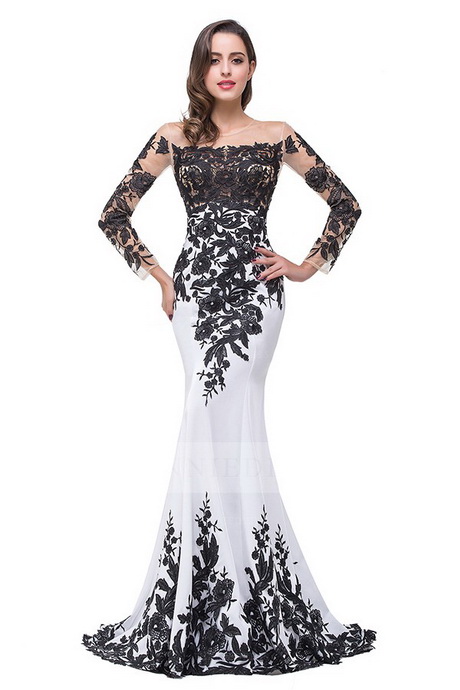 black-and-white-evening-gown-10_7 Black and white evening gown