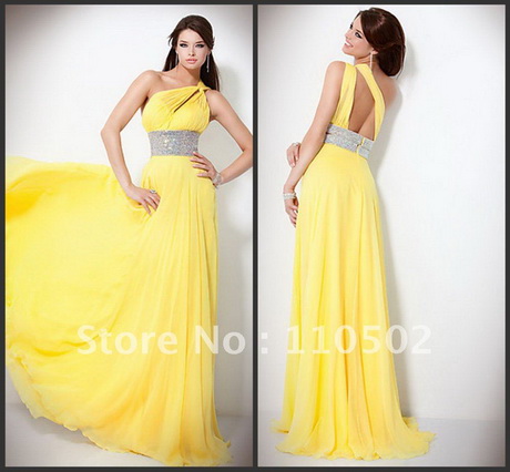 yellow-evening-dress-64 Yellow evening dress