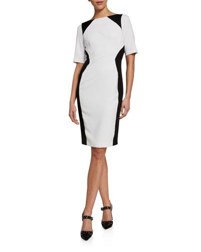 black-and-white-color-block-dress-07_7 Black and white color block dress