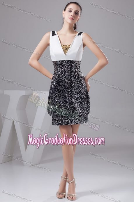 black-and-white-graduation-dress-85_14 Black and white graduation dress