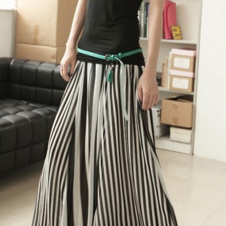 black-and-white-long-skirt-06_18 Black and white long skirt