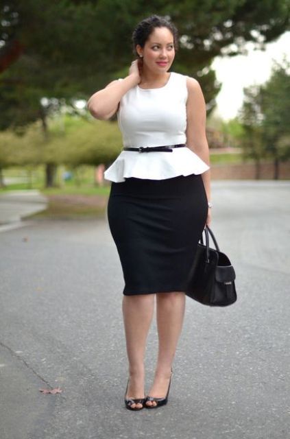 black-and-white-plus-size-outfits-25_16 Black and white plus size outfits