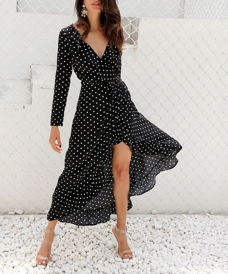 black-and-white-polka-dot-midi-dress-86_3 Black and white polka dot midi dress