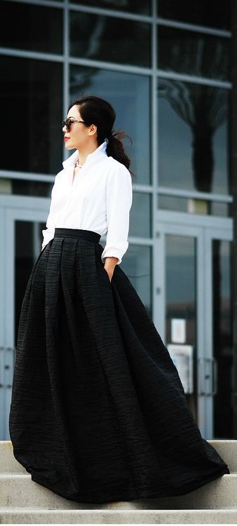 black-and-white-skirt-long-26_12 Black and white skirt long