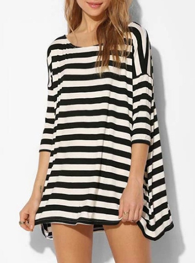 black-and-white-striped-t-shirt-dress-43_8 Black and white striped t shirt dress