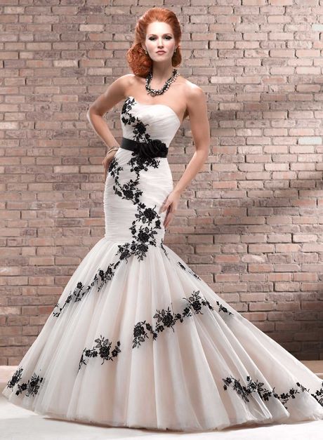 black-and-white-wedding-gown-89_4 Black and white wedding gown