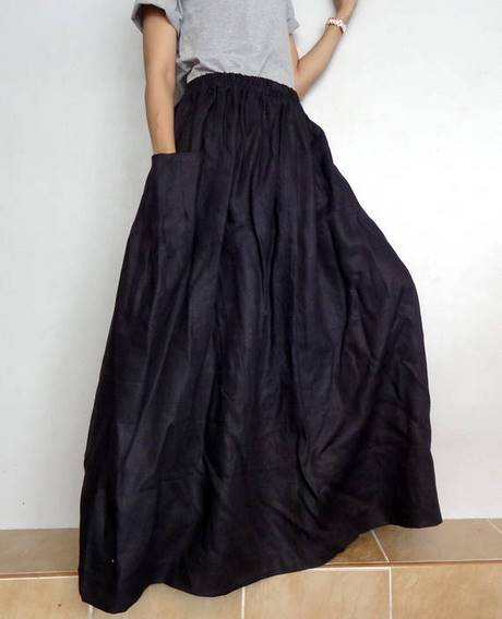 black-cotton-maxi-skirt-31_6 Black cotton maxi skirt