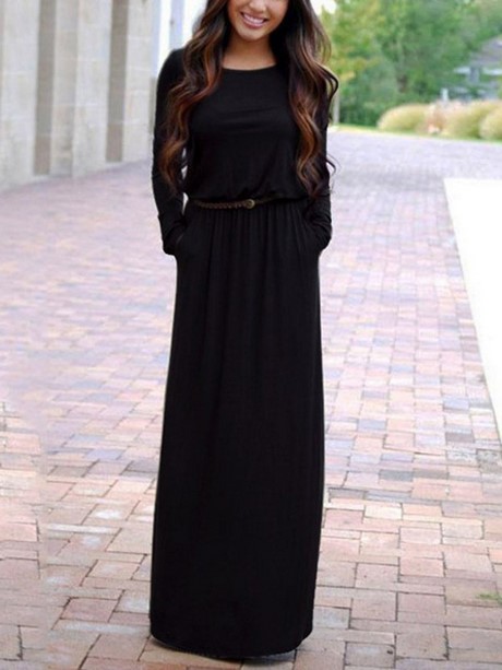 black-maxi-dress-with-pockets-92_13 Black maxi dress with pockets