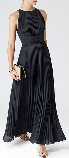 black-pleated-maxi-dress-98_5 Black pleated maxi dress