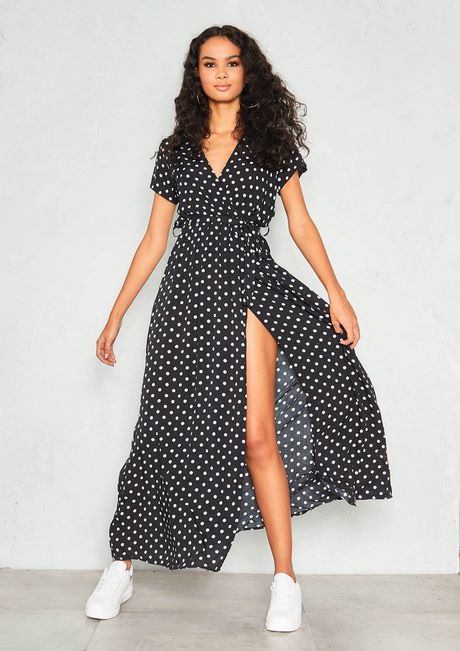 black-polka-dot-maxi-dress-92_4 Black polka dot maxi dress