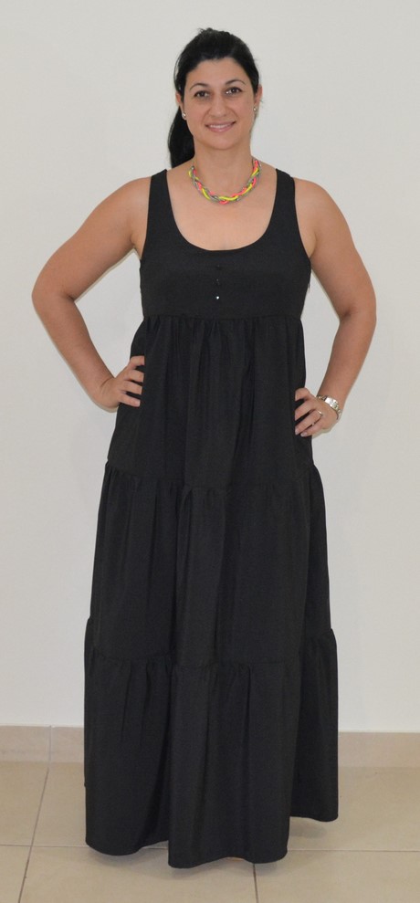 black-tiered-maxi-dress-74_4 Black tiered maxi dress