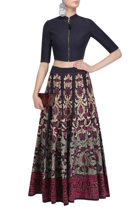 ethnic-crop-top-and-skirt-13_9 Ethnic crop top and skirt