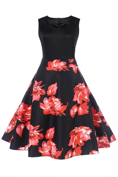 floral-flare-dress-81_14 Floral flare dress