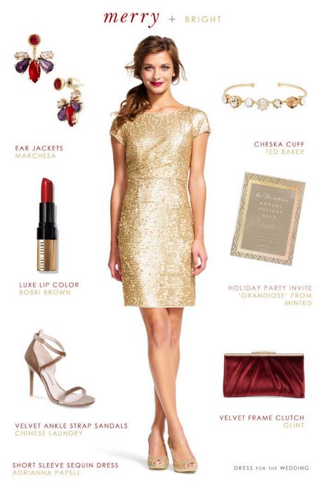 gold-cocktail-dress-for-wedding-00_6 Gold cocktail dress for wedding