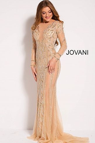 gold-long-sleeve-gown-04_14 Gold long sleeve gown
