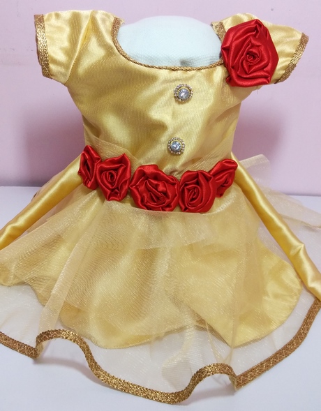 golden-frock-for-baby-girl-20 Golden frock for baby girl