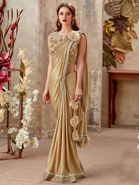 golden-saree-party-wear-50_12 Golden saree party wear