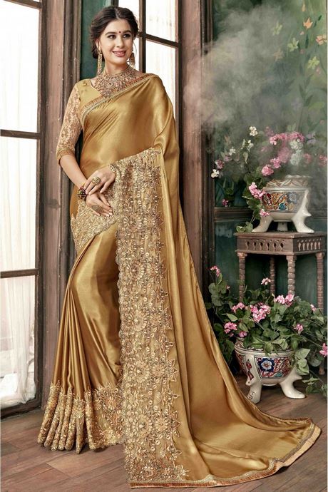 golden-saree-party-wear-50_6 Golden saree party wear