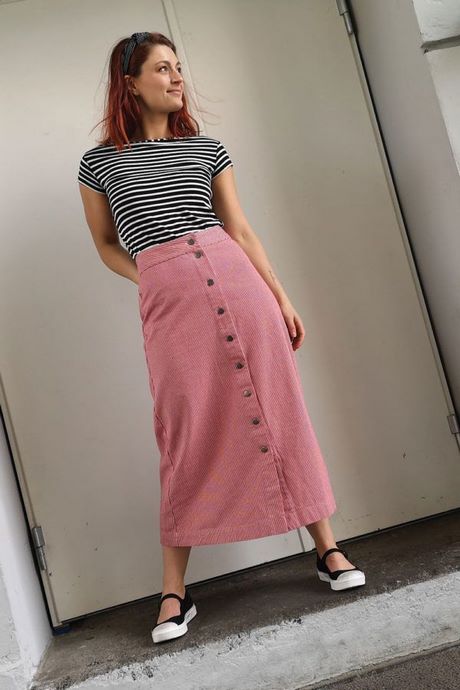 long-button-skirt-51 Long button skirt