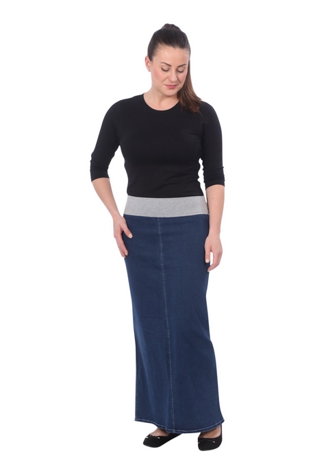 long-denim-skirts-with-side-slits-04_2 Long denim skirts with side slits