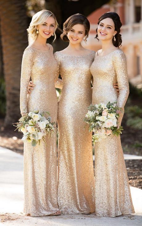 long-gold-bridesmaid-dresses-82_13 Long gold bridesmaid dresses