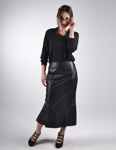 long-leather-pencil-skirt-94_17 Long leather pencil skirt