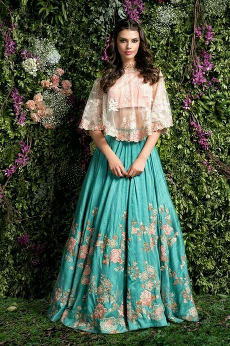 long-skirt-with-crop-top-for-wedding-21_14 Long skirt with crop top for wedding