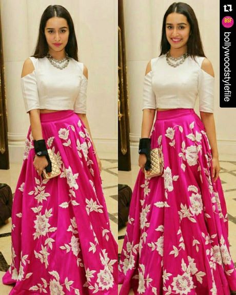 long-skirt-with-crop-top-for-wedding-21_4 Long skirt with crop top for wedding
