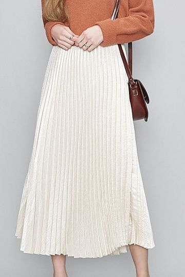 long-white-pleated-skirt-66_9 Long white pleated skirt