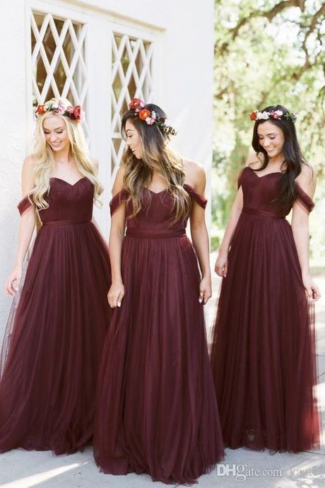 maroon-and-gold-bridesmaid-dresses-49_4 Maroon and gold bridesmaid dresses