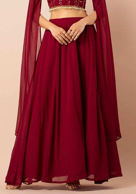 maroon-long-skirt-33_10 Maroon long skirt