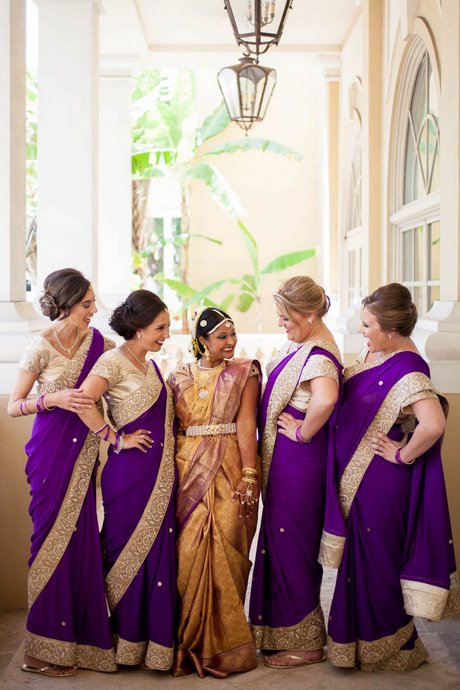 purple-and-gold-bridesmaid-dresses