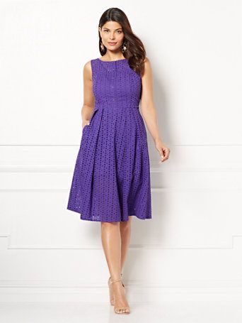 purple-fit-and-flare-dress-10_11 Purple fit and flare dress