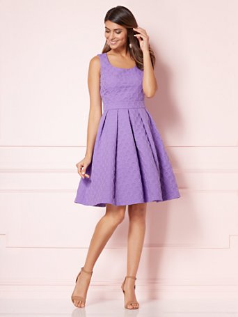 purple-fit-and-flare-dress-10_3 Purple fit and flare dress