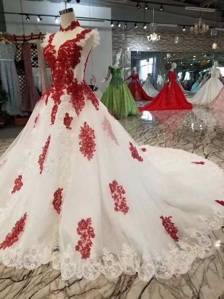 red-white-and-gold-wedding-dresses-72 Red white and gold wedding dresses