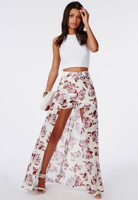 long skirt with short top party wear