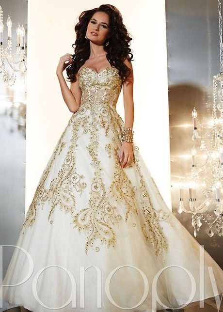 wedding-dress-with-gold-accents-77_18 Wedding dress with gold accents