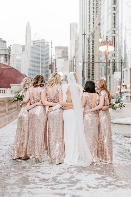 white-and-gold-bridesmaid-dresses-20_17 White and gold bridesmaid dresses